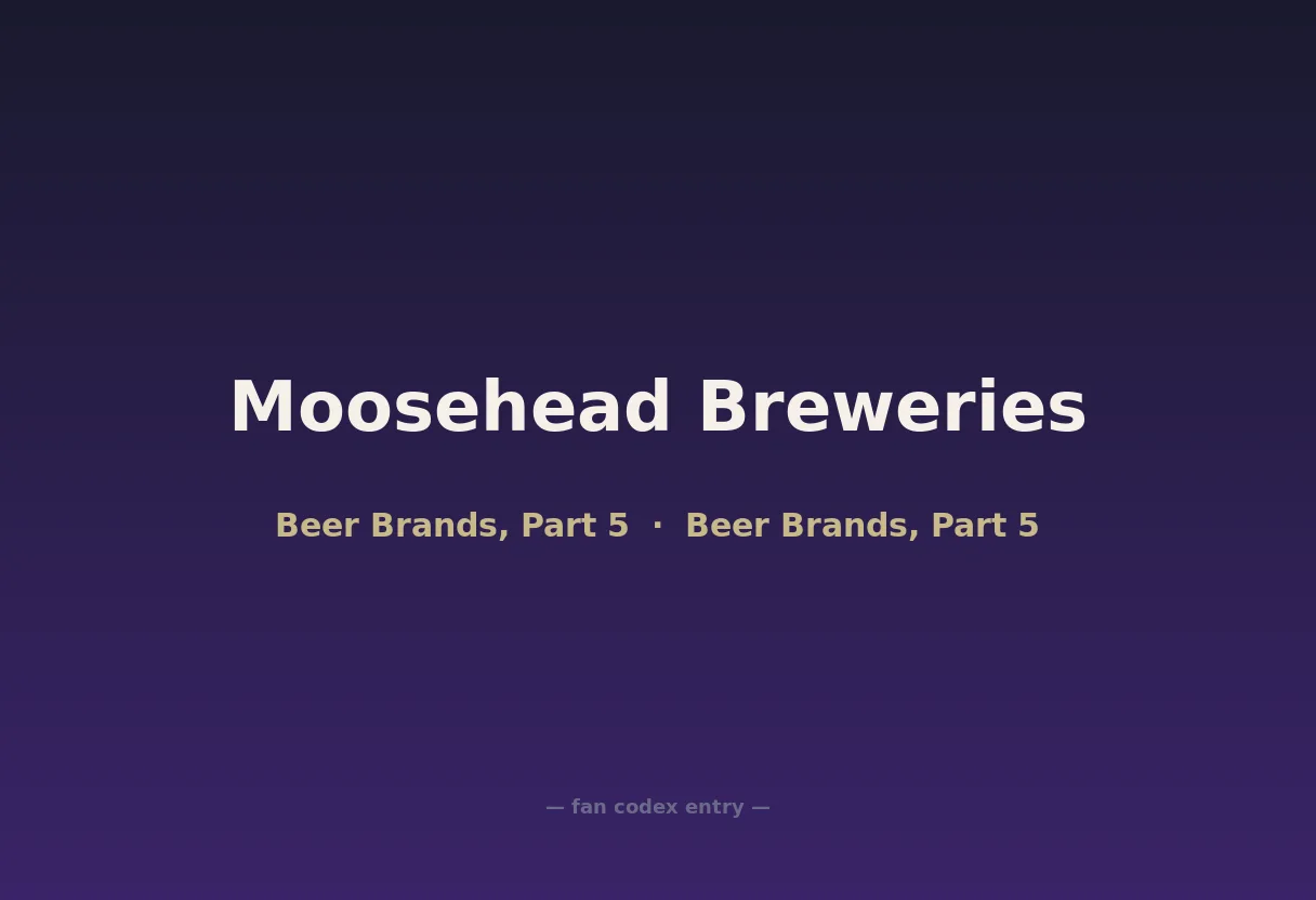 Moosehead Breweries