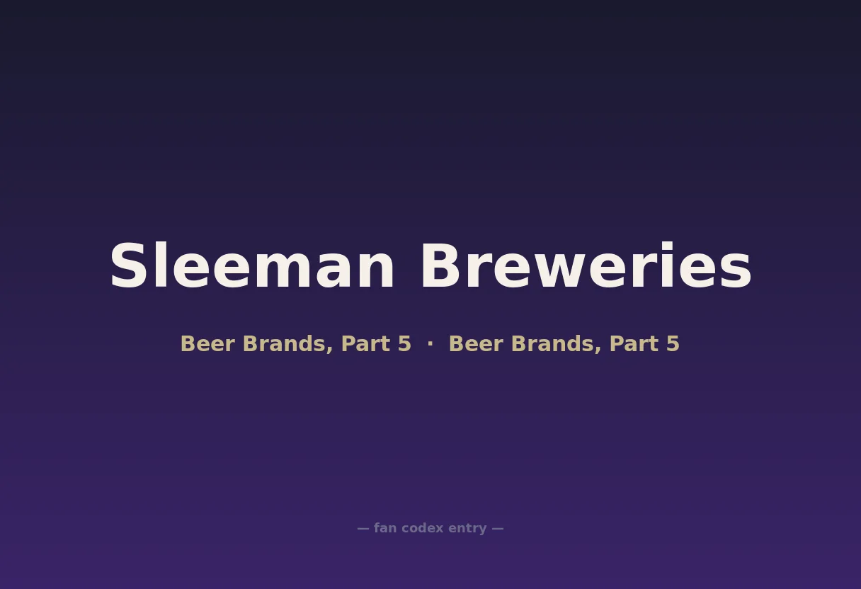 Sleeman Breweries
