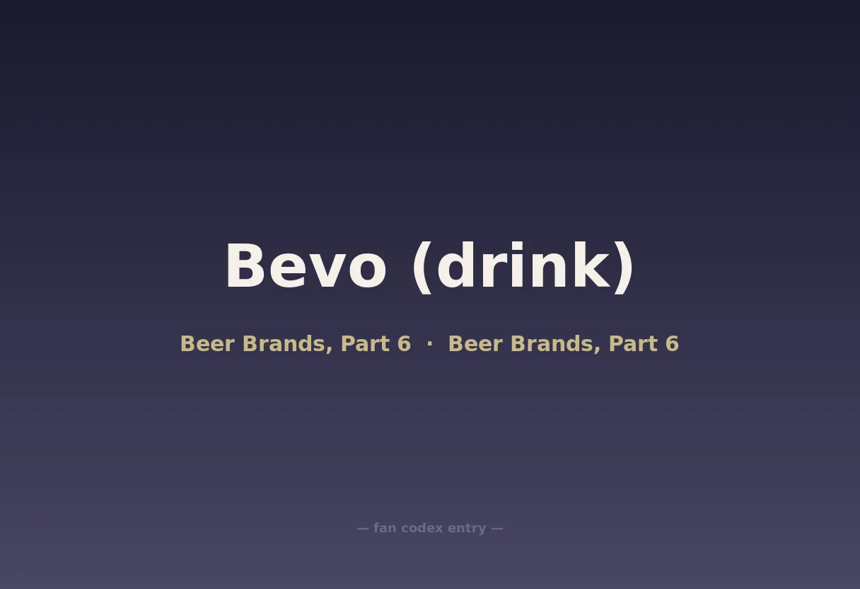 Bevo (drink)