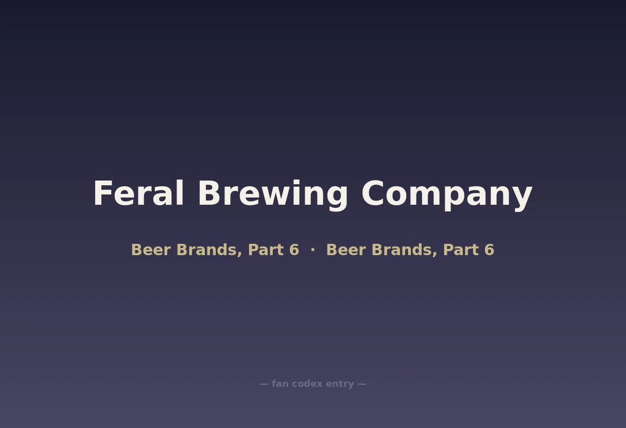 Feral Brewing Company