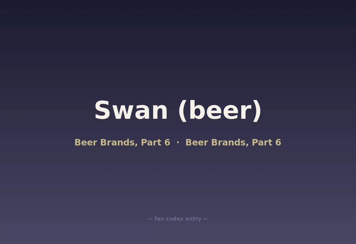 Swan (beer)