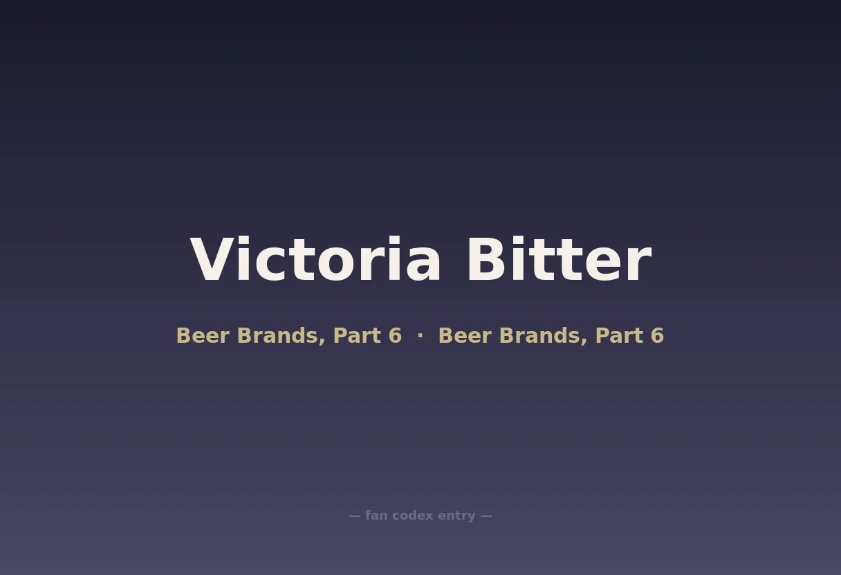 Victoria Bitter