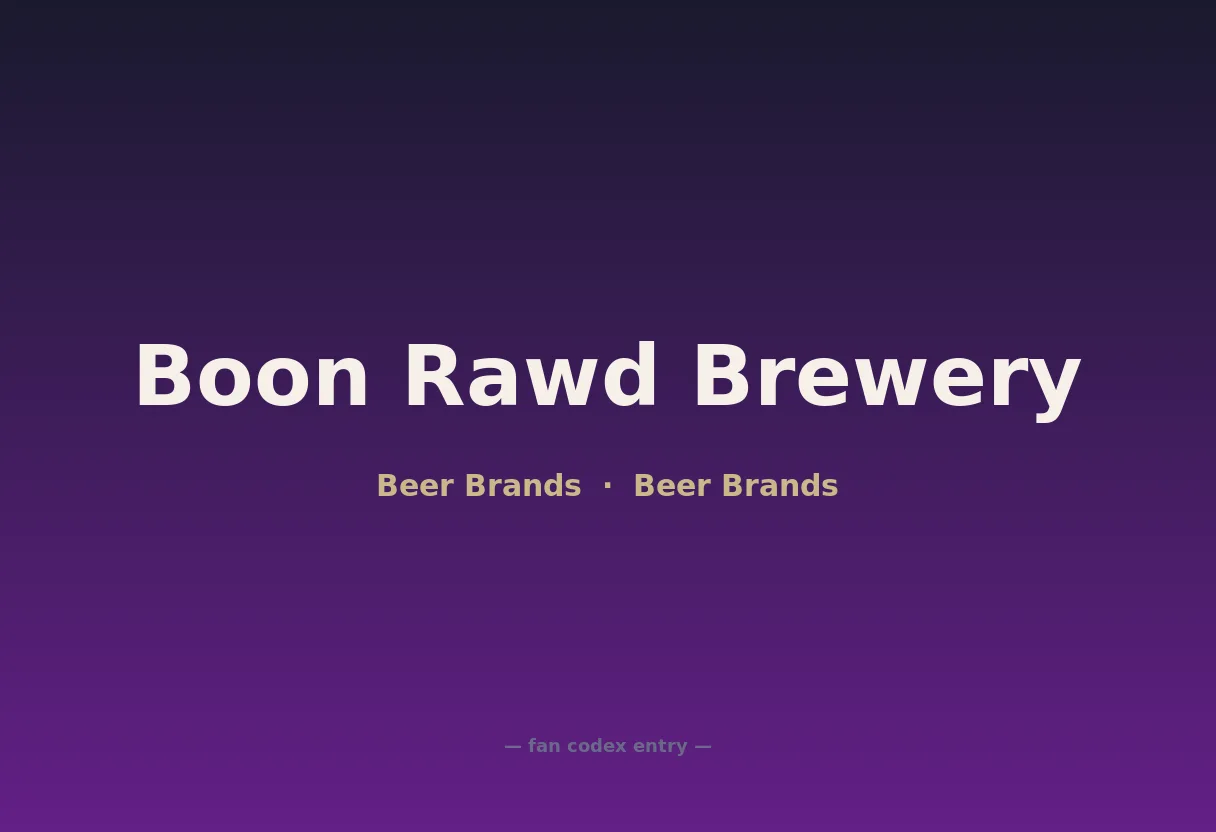 Boon Rawd Brewery