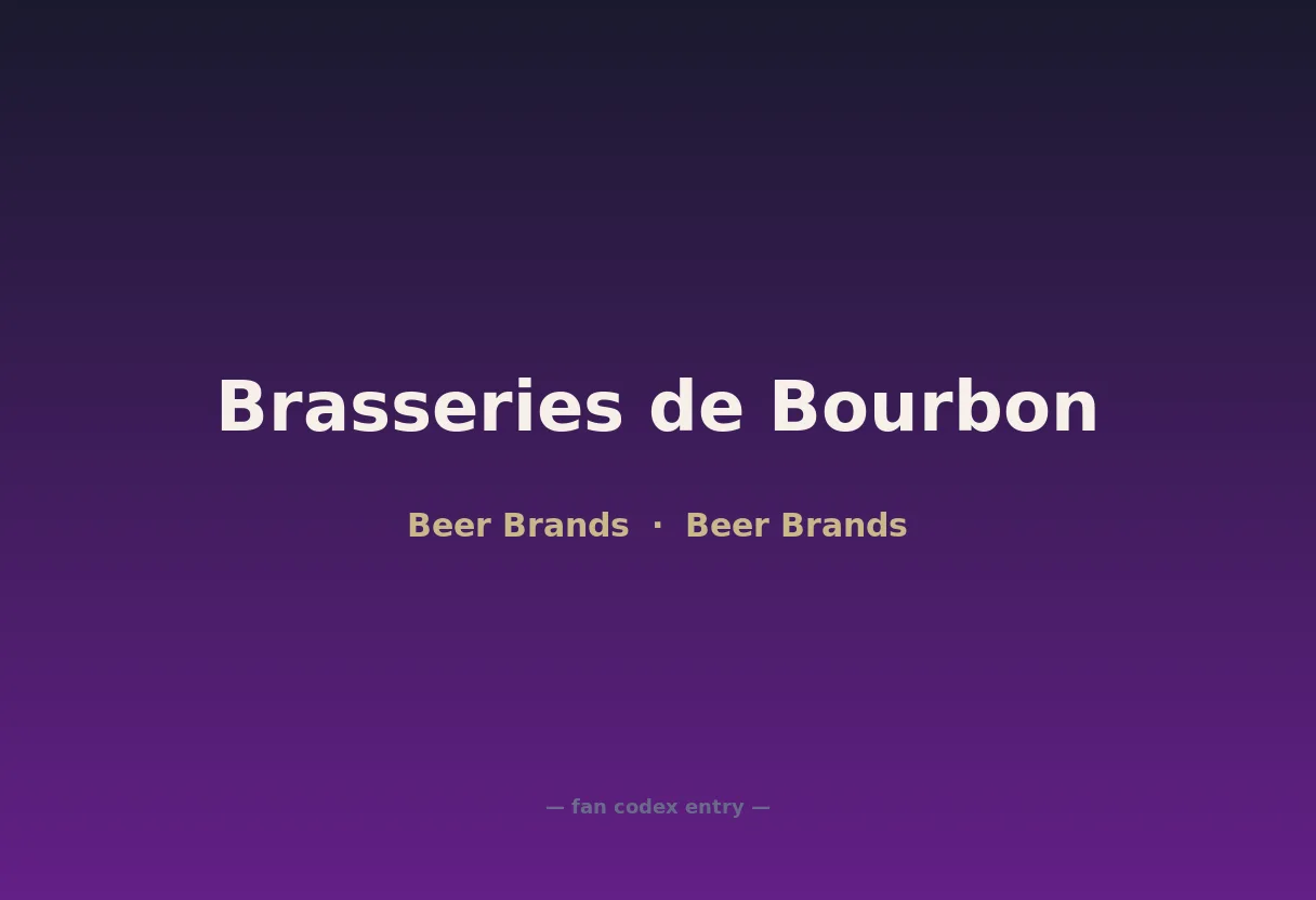 Brasseries de Bourbon