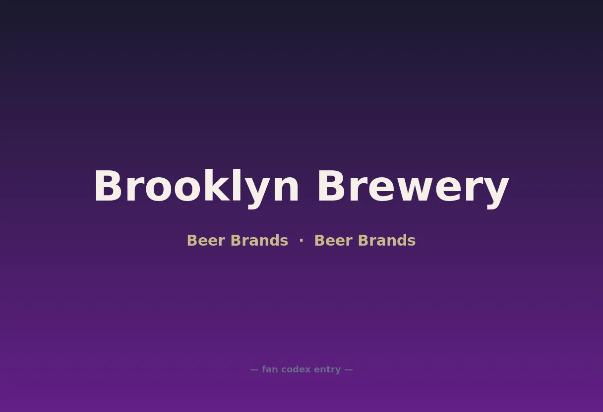 Brooklyn Brewery