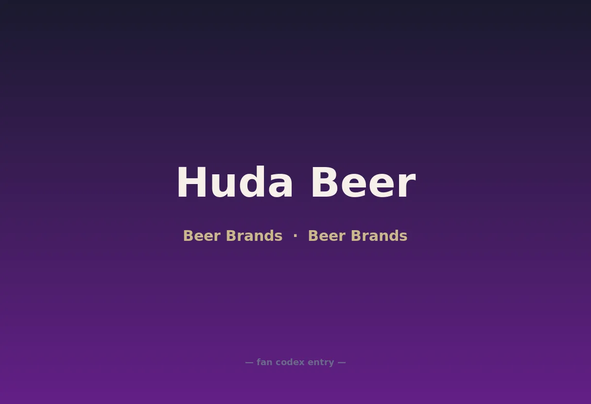 Huda Beer