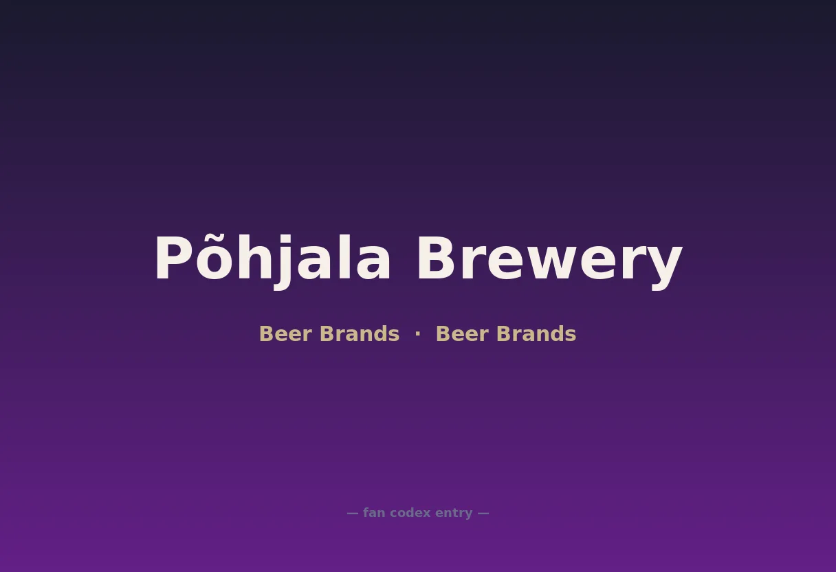 Põhjala Brewery