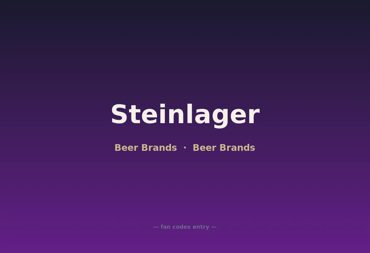 Steinlager