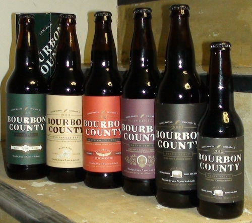Bourbon barrel aged beer