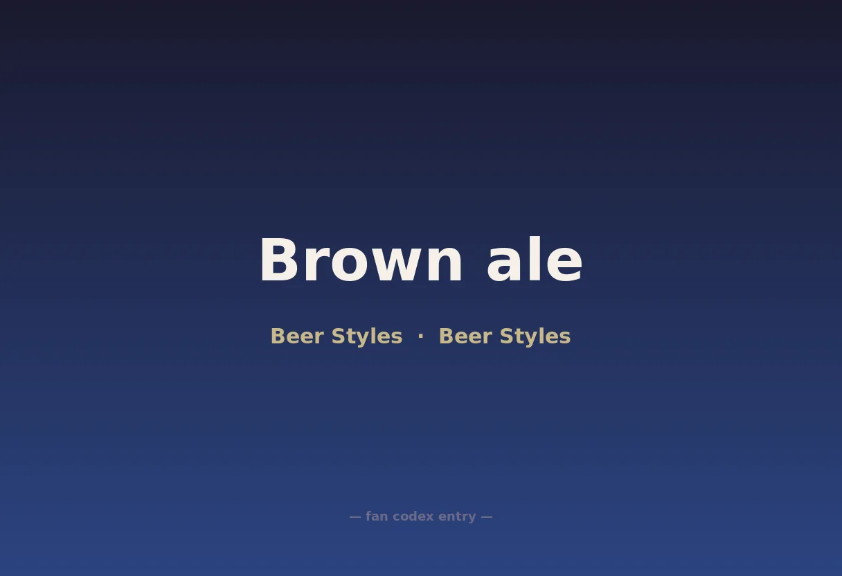 Brown ale