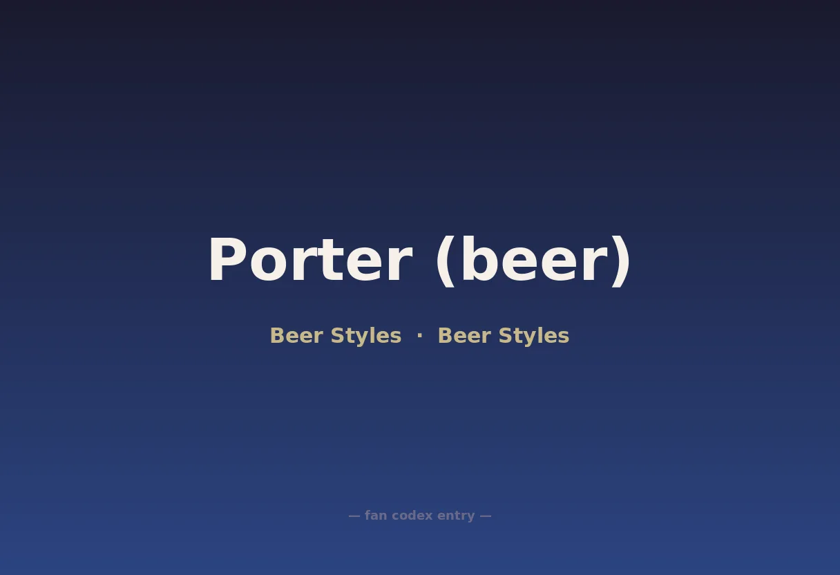 Porter (beer)