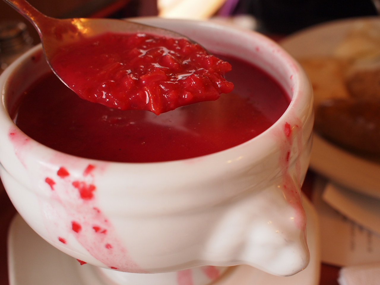 Cold beet soup