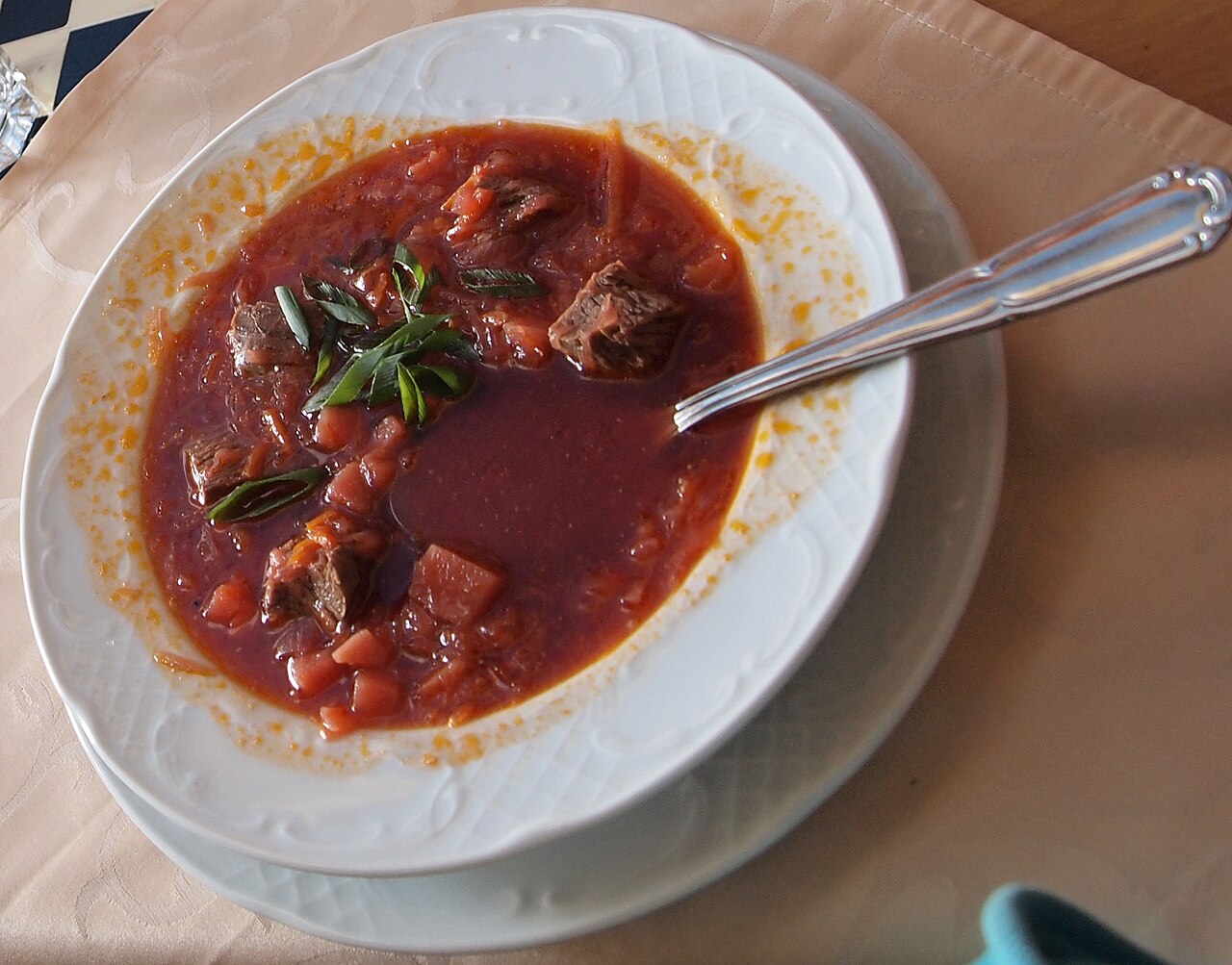Cold beet soup