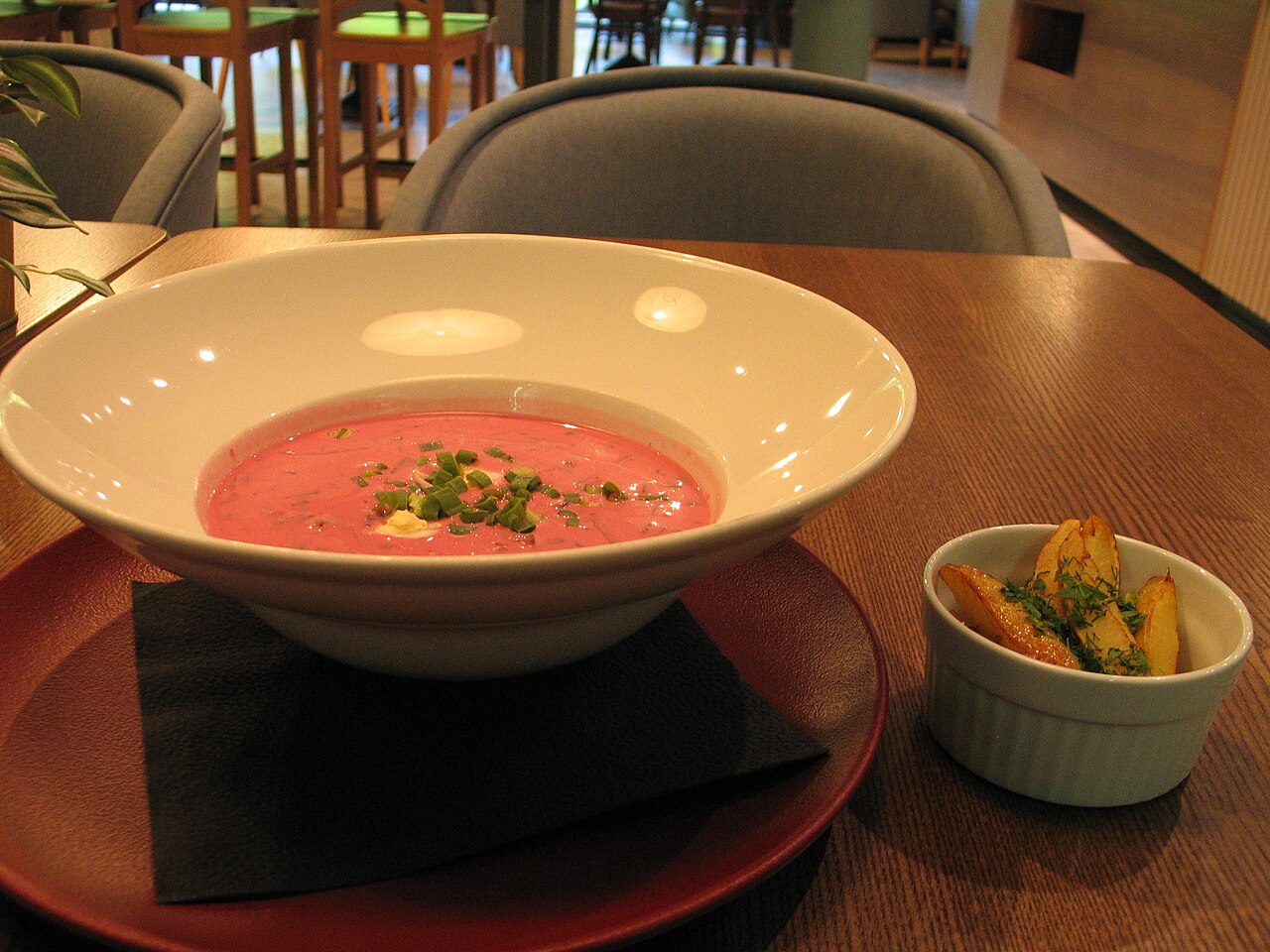Cold beet soup