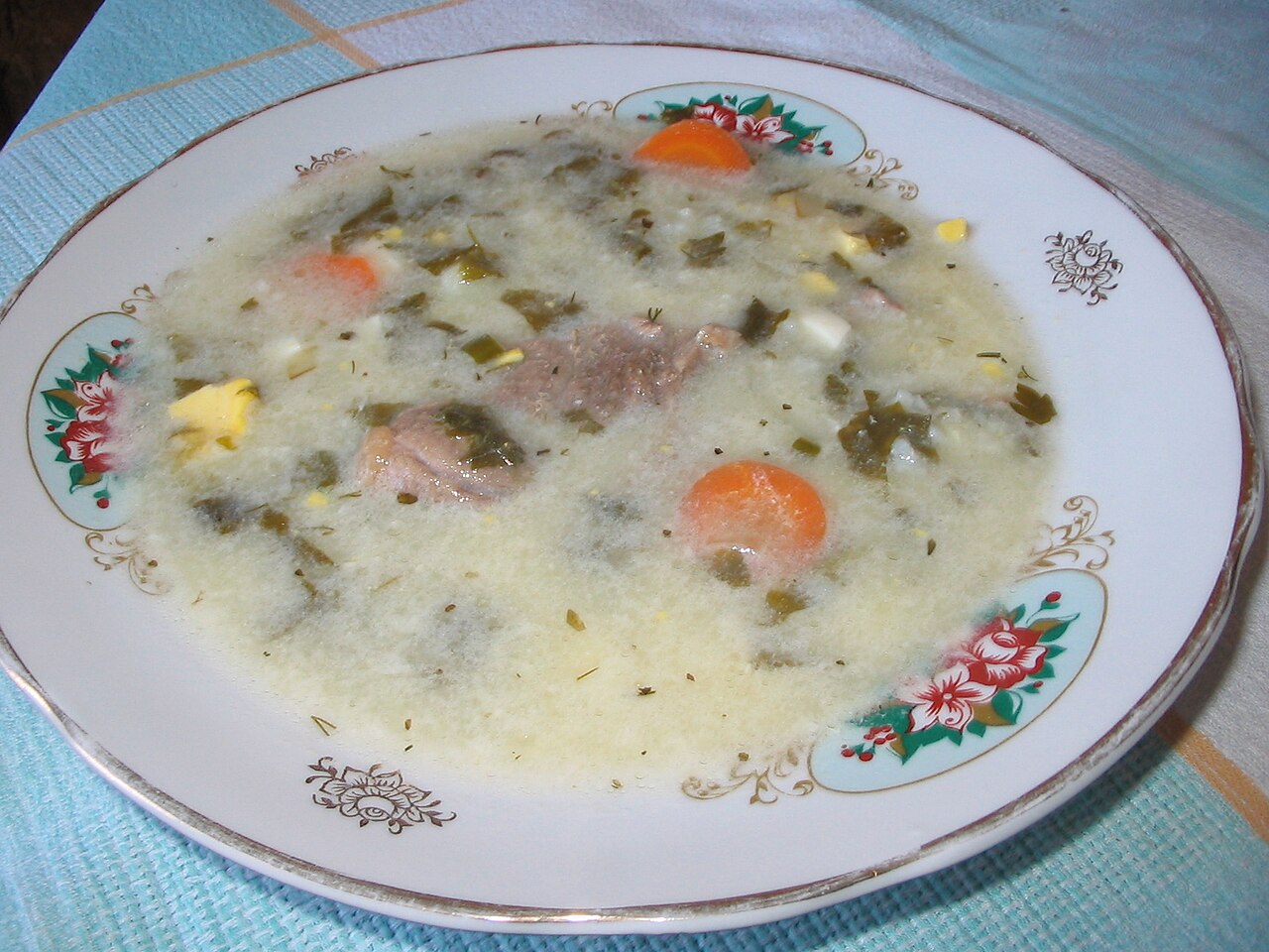 Sorrel soup