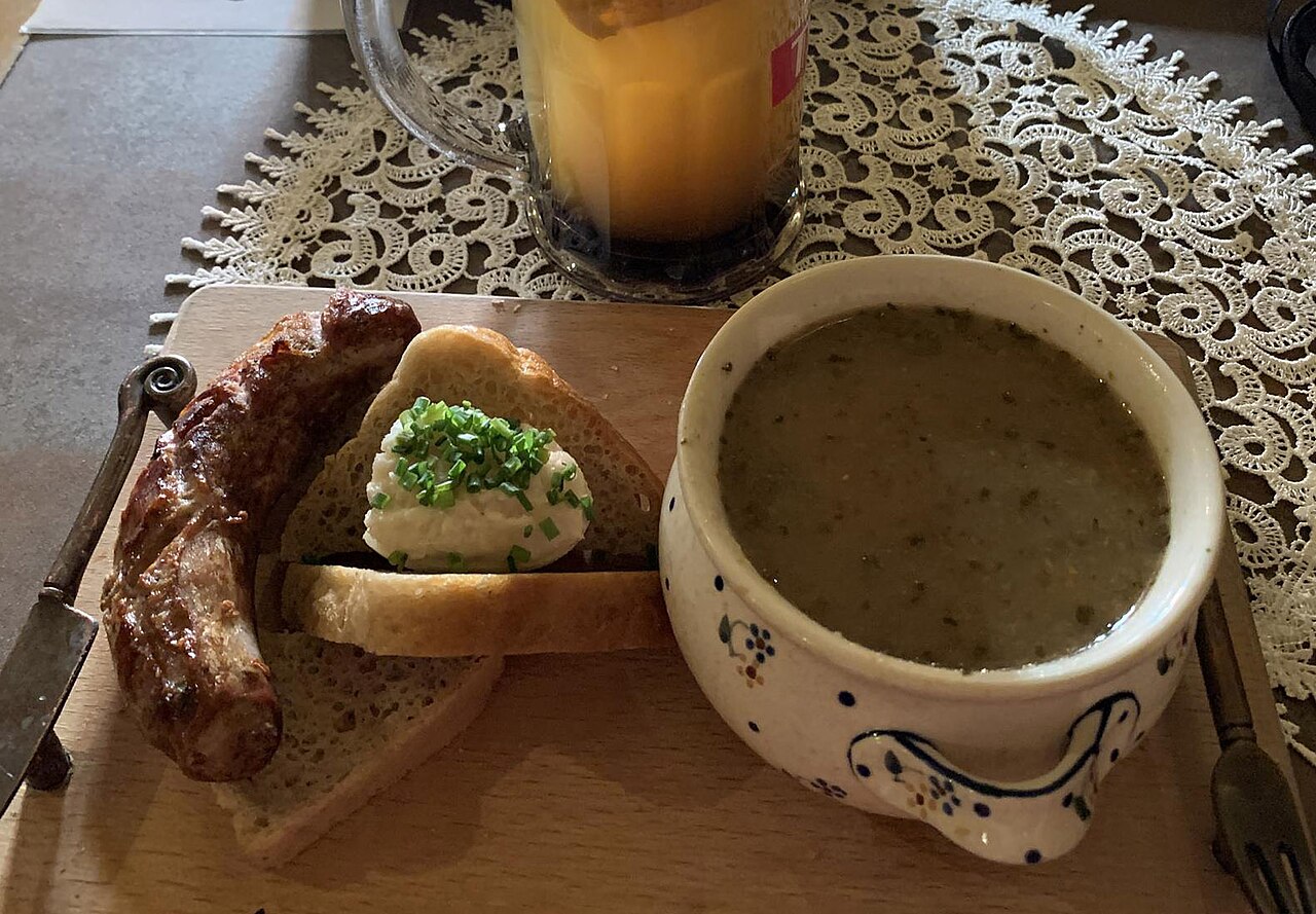 Sour cereal soup