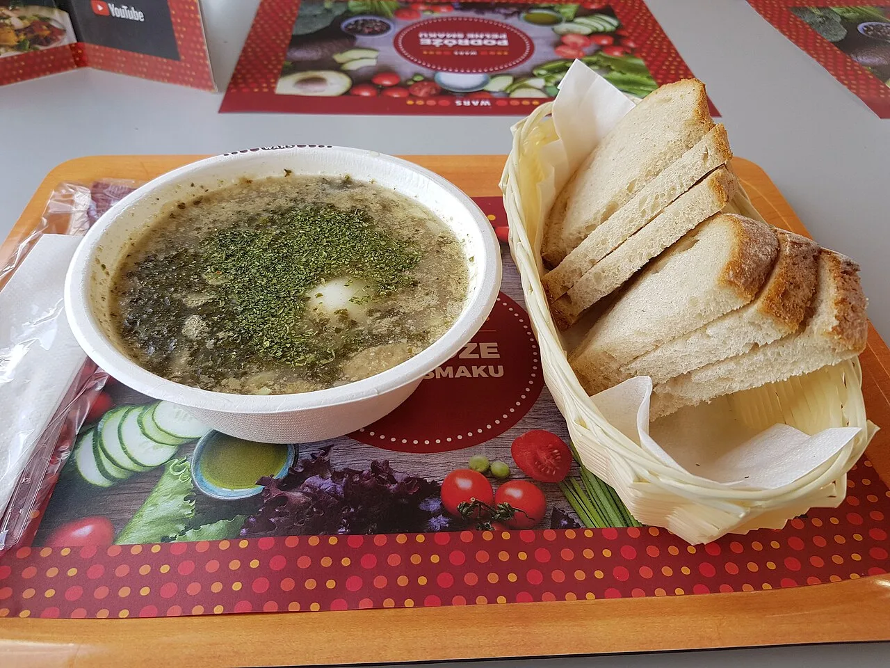 Sour cereal soup