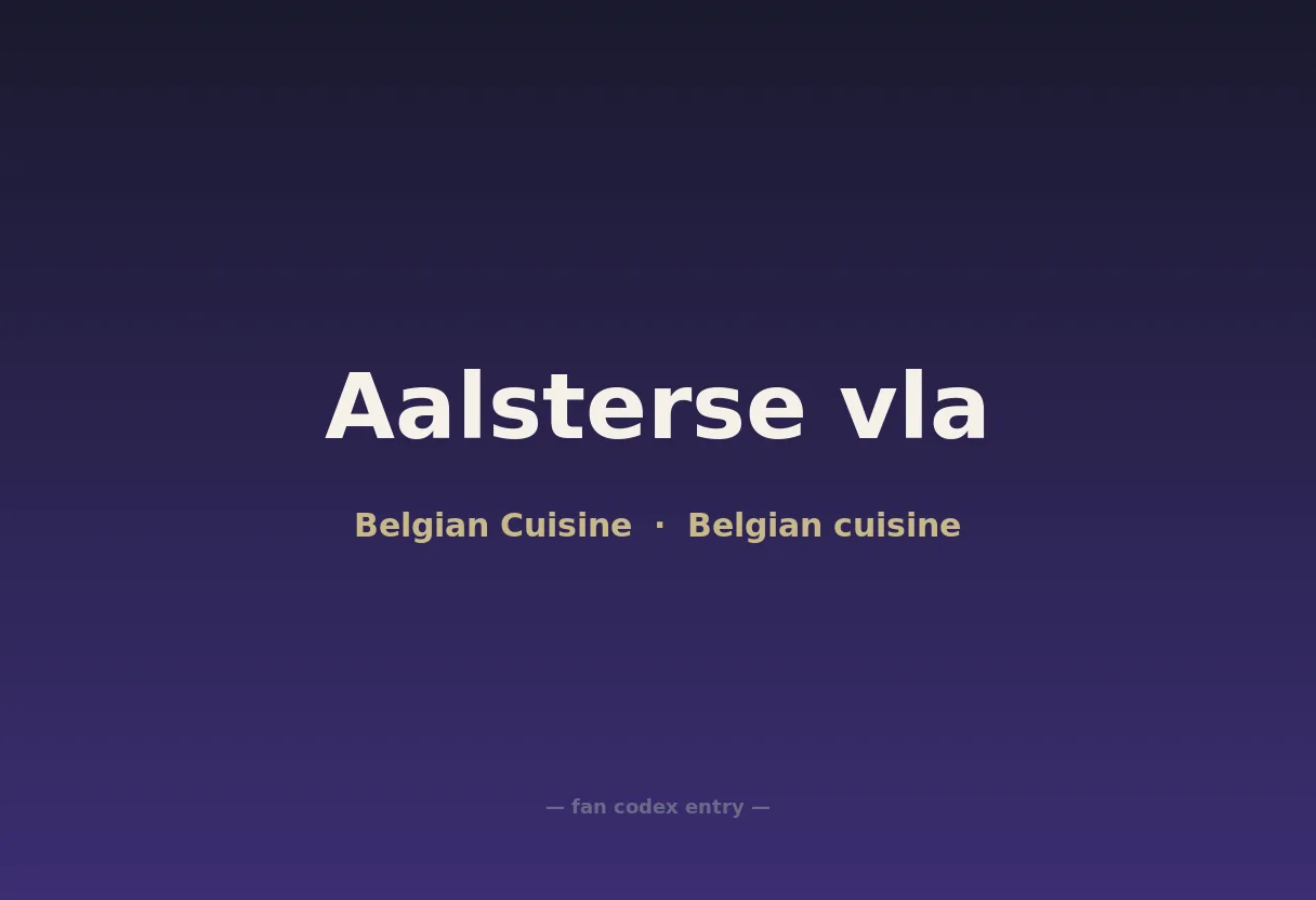 Aalsterse vla