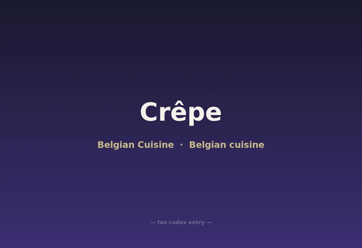 Crêpe