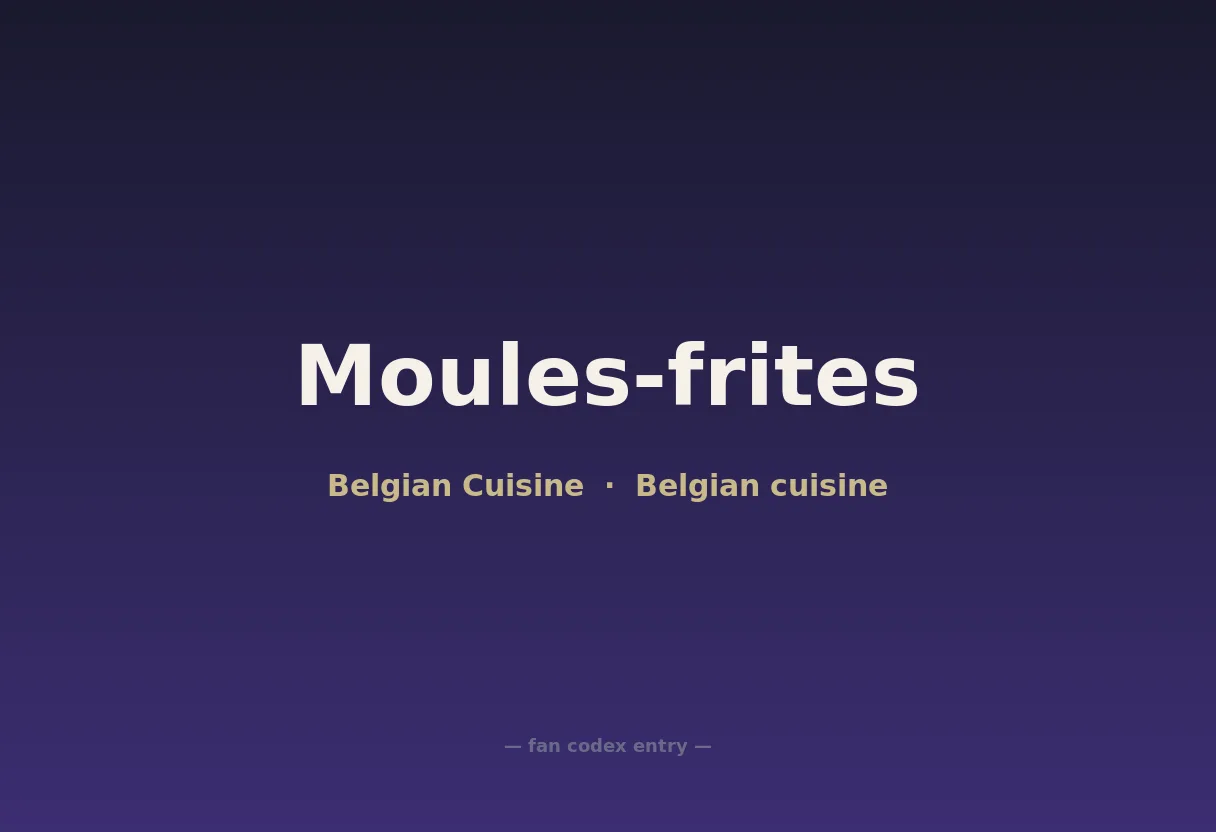Moules-frites