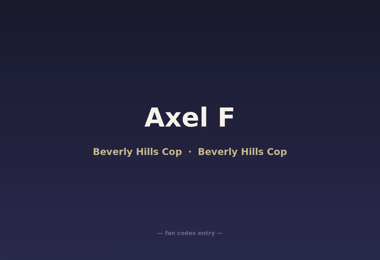 Axel F