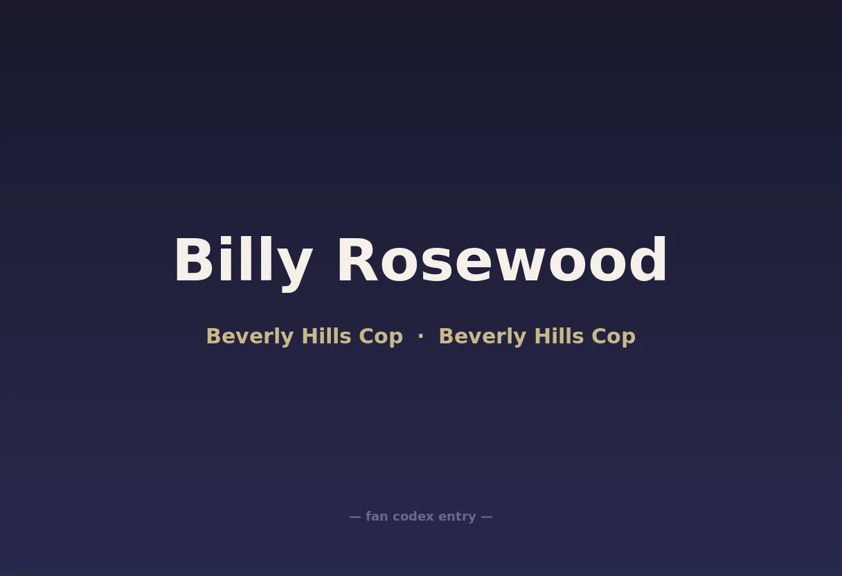 Billy Rosewood