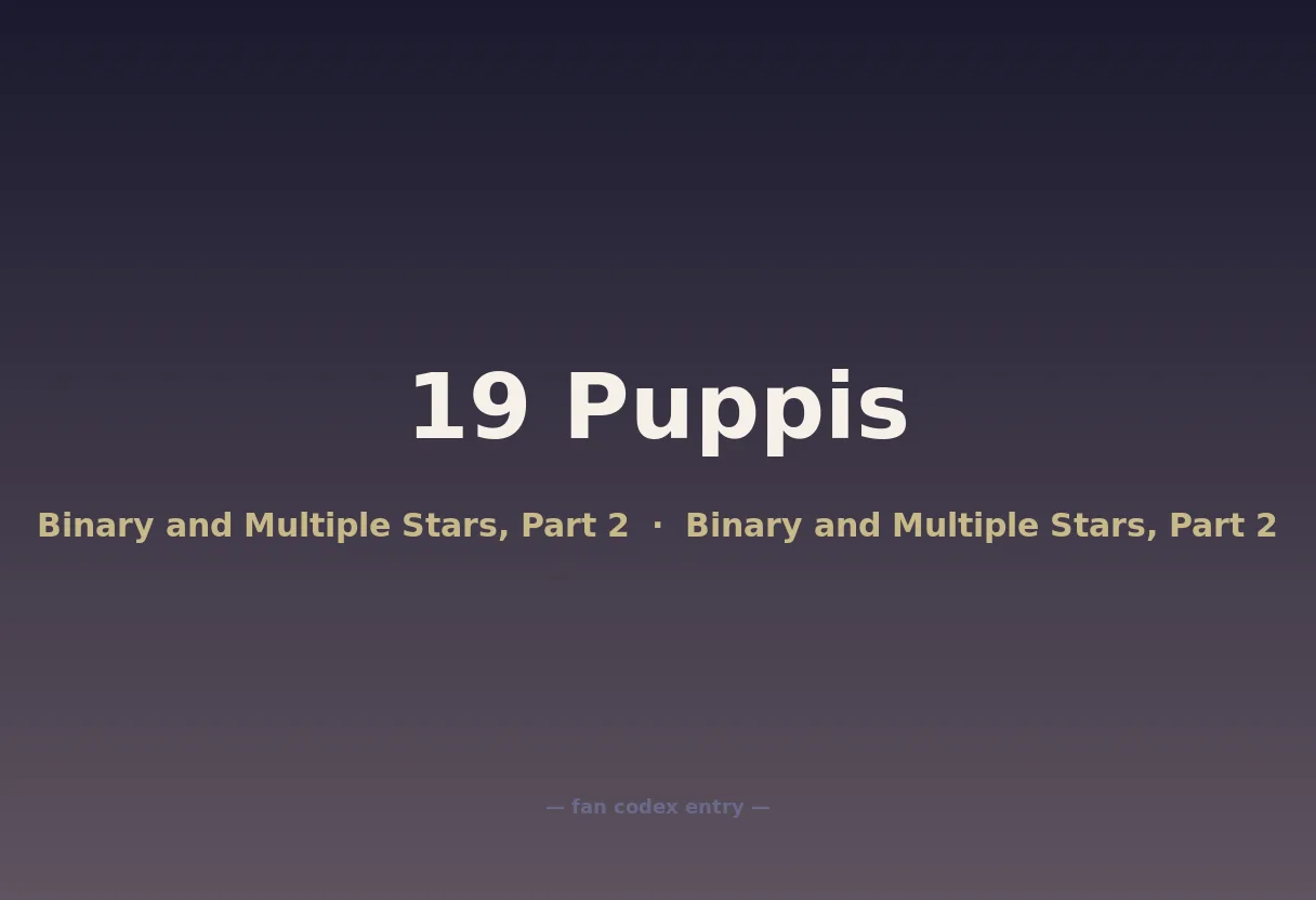 19 Puppis