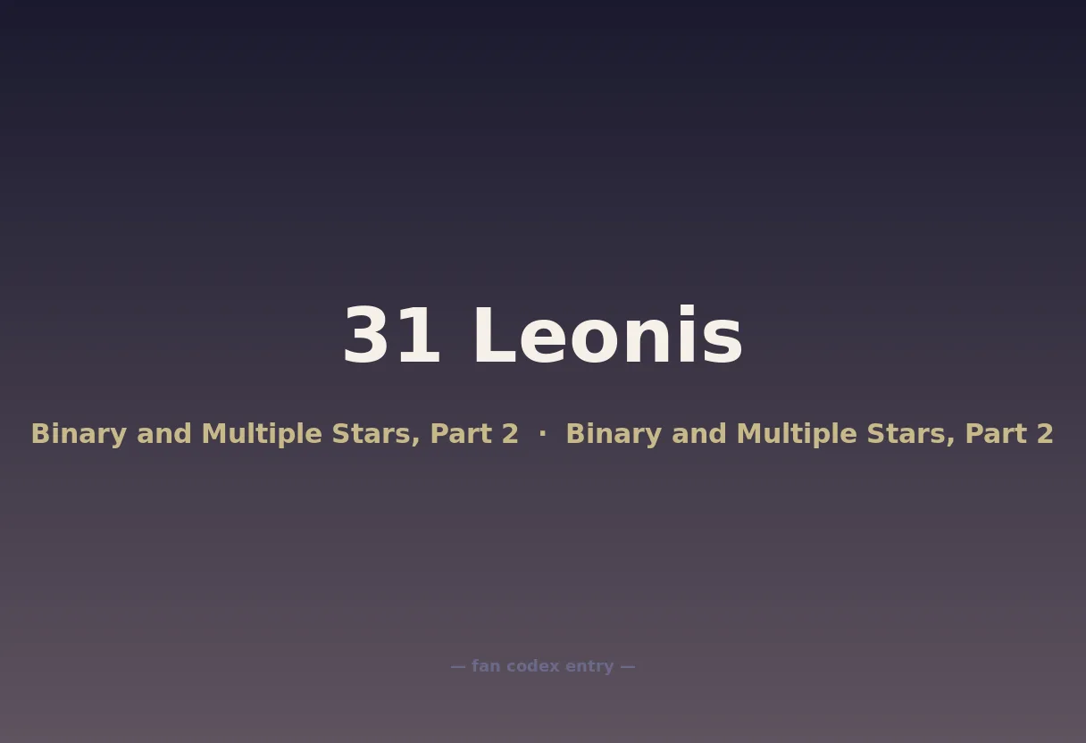 31 Leonis