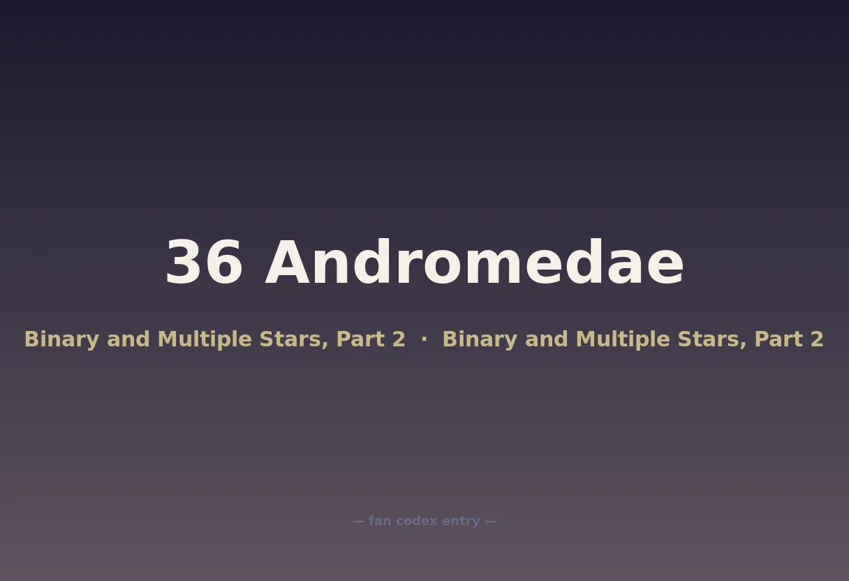 36 Andromedae