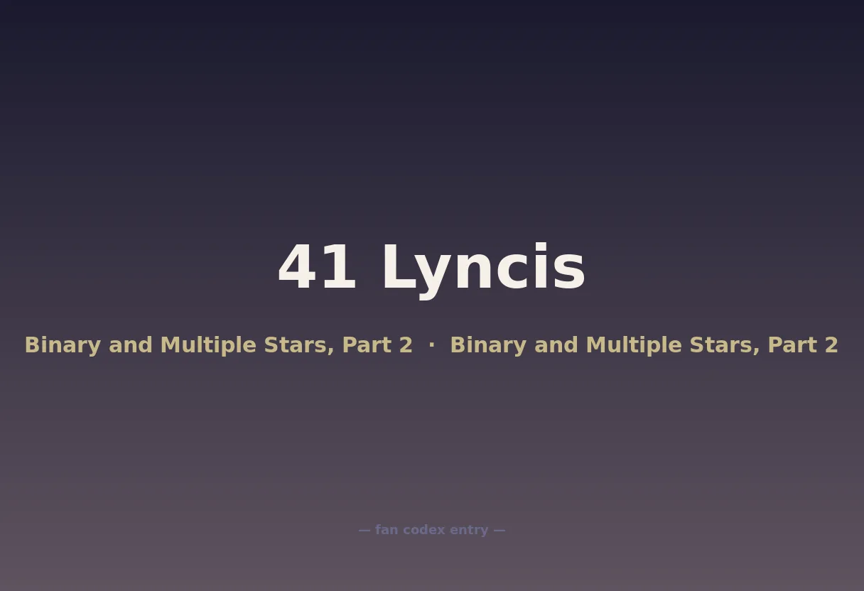 41 Lyncis