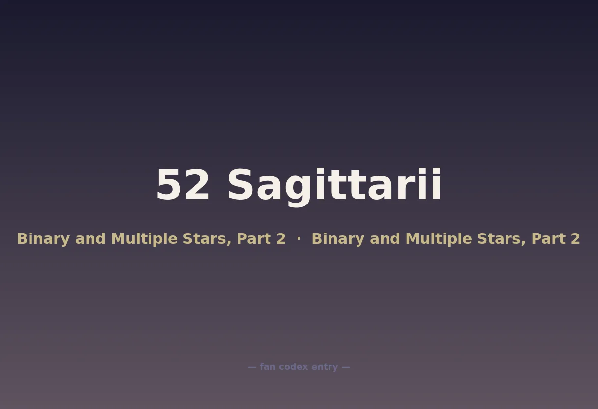 52 Sagittarii
