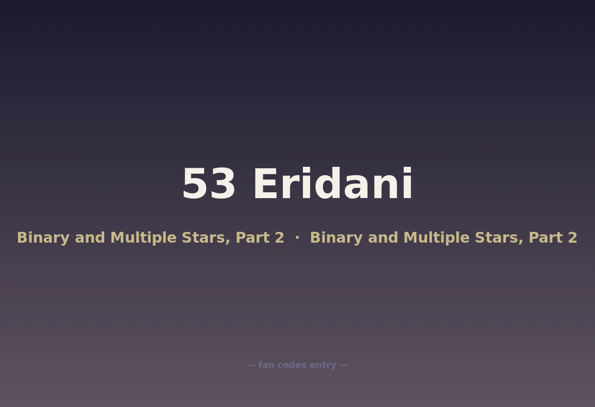 53 Eridani