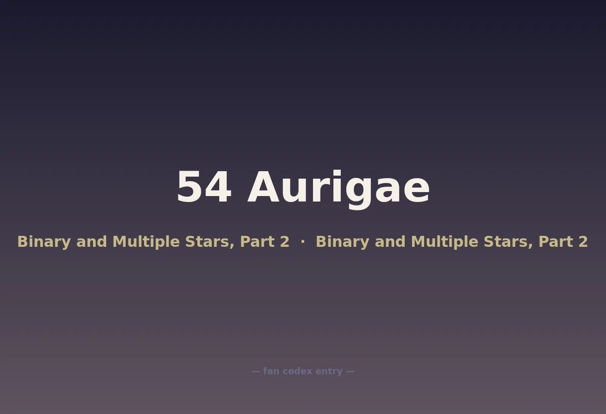 54 Aurigae