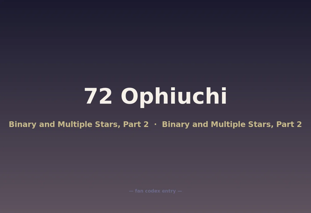 72 Ophiuchi