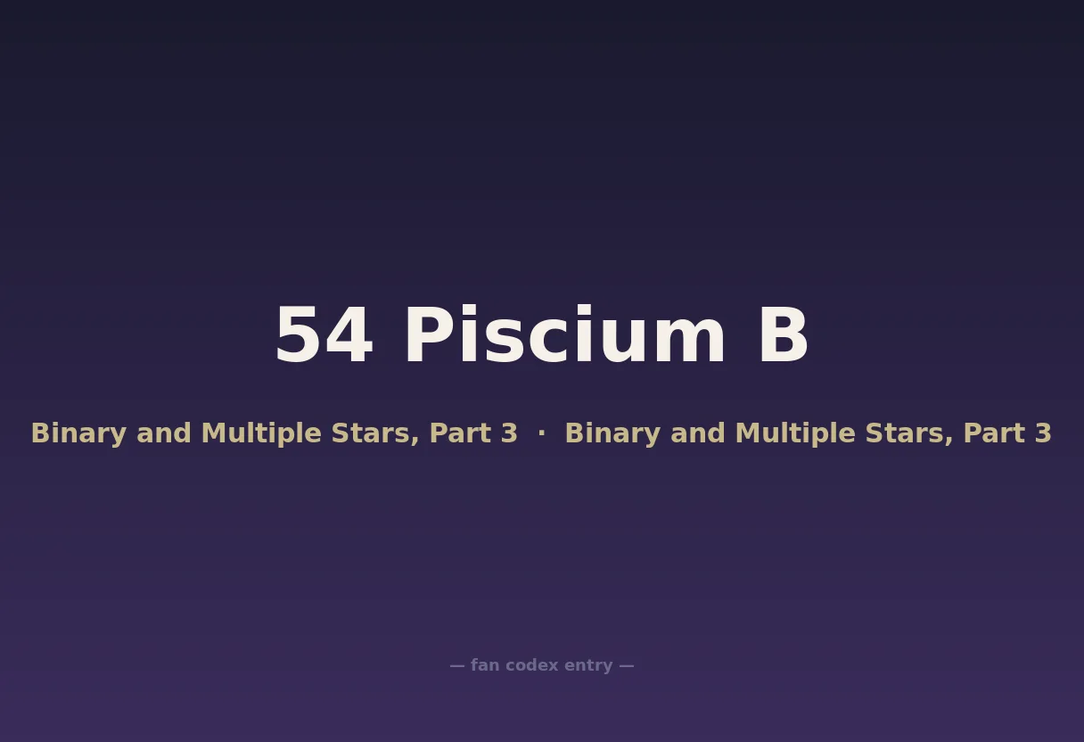 54 Piscium B