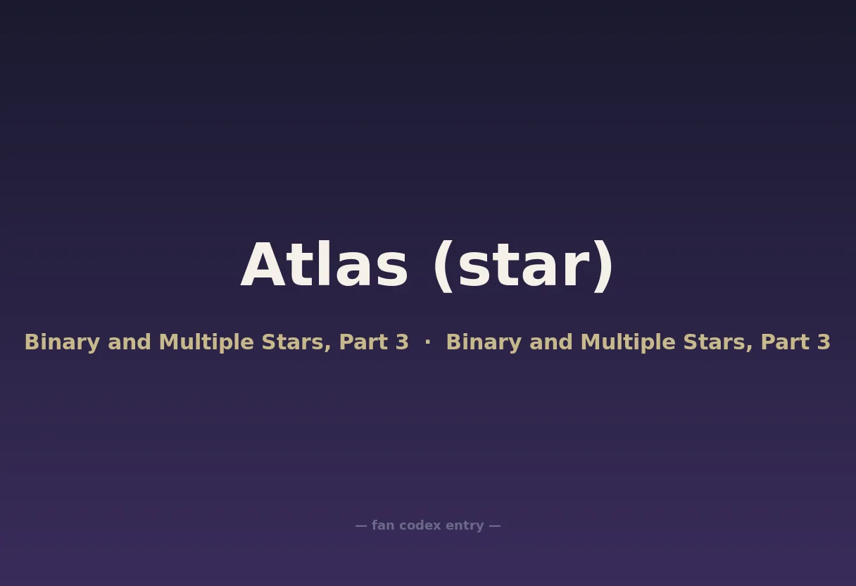 Atlas (star)
