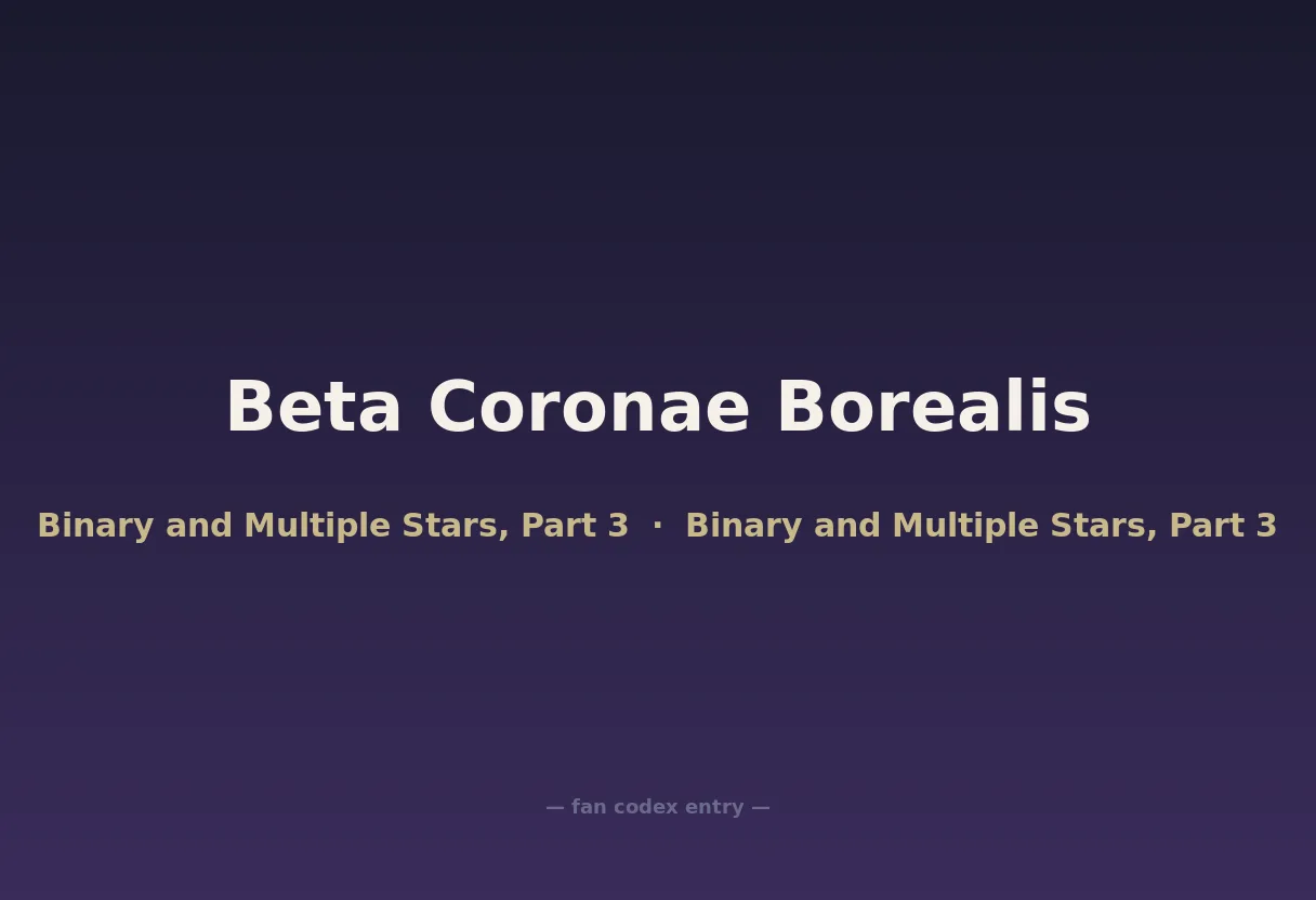 Beta Coronae Borealis