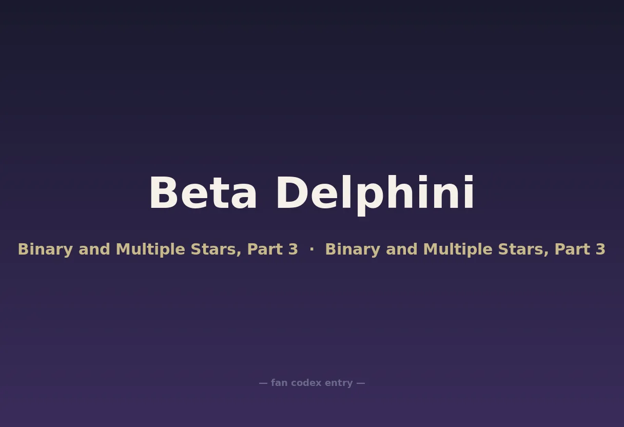 Beta Delphini