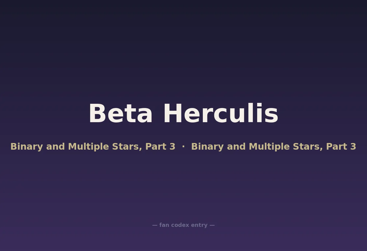 Beta Herculis