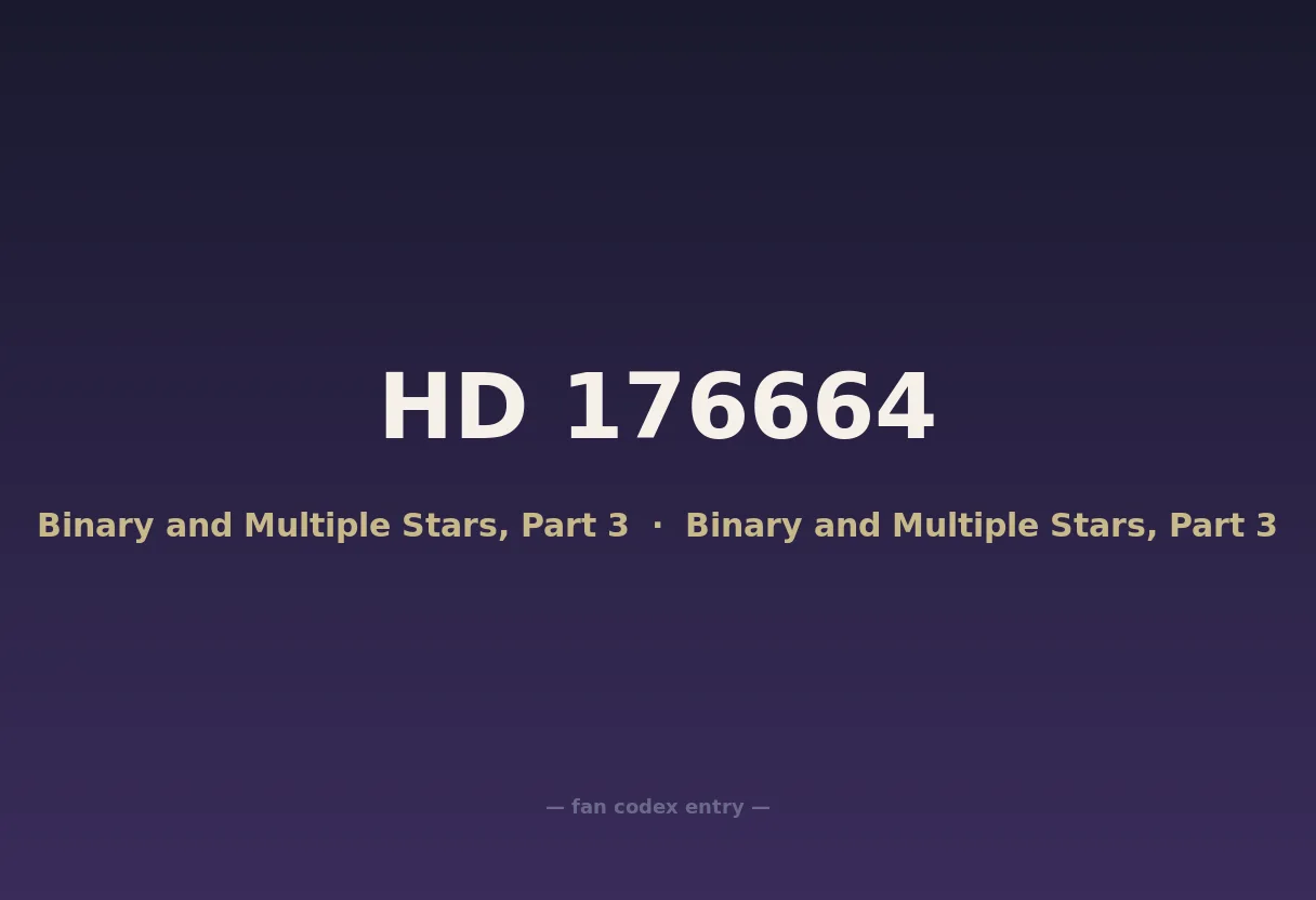 HD 176664