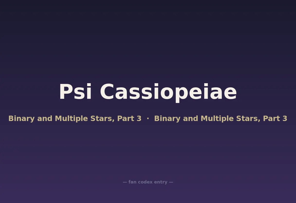Psi Cassiopeiae