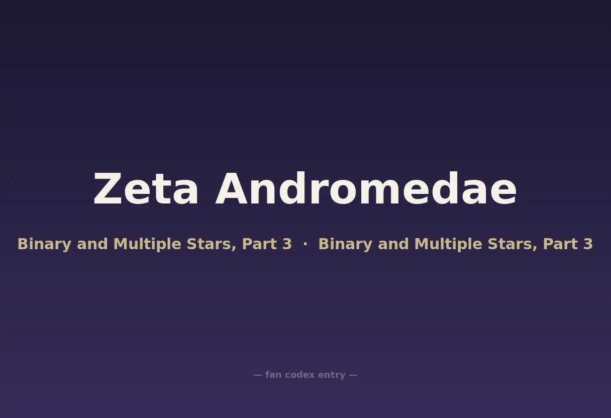 Zeta Andromedae