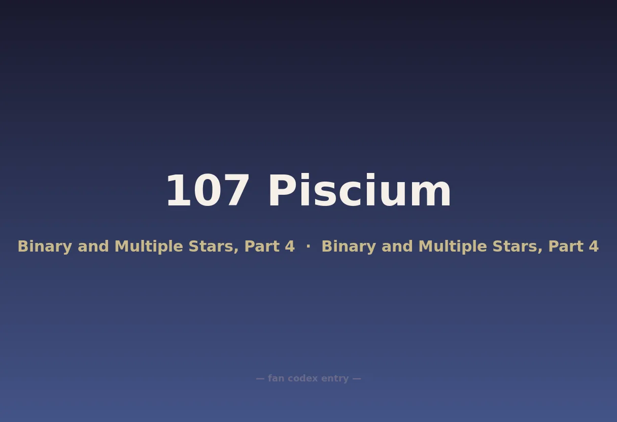 107 Piscium