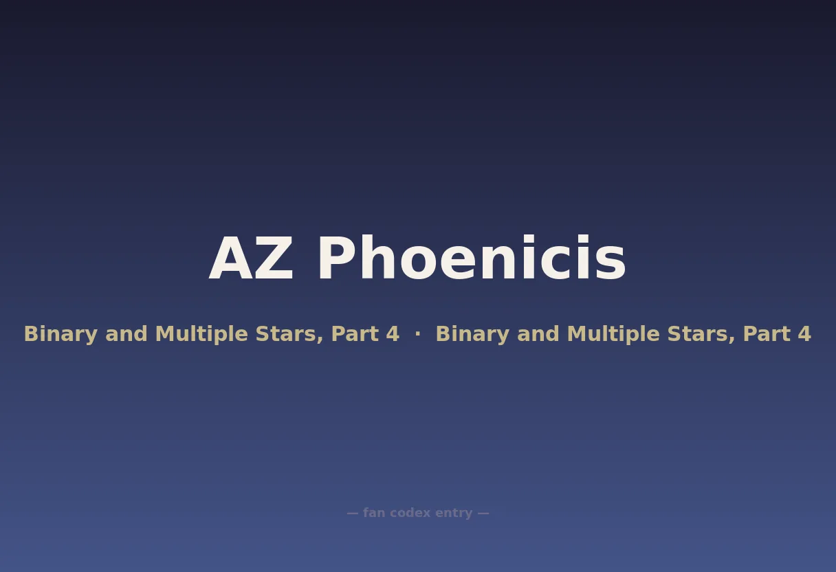 AZ Phoenicis
