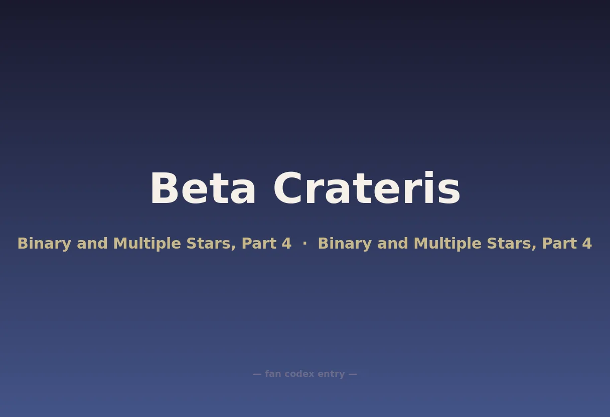 Beta Crateris
