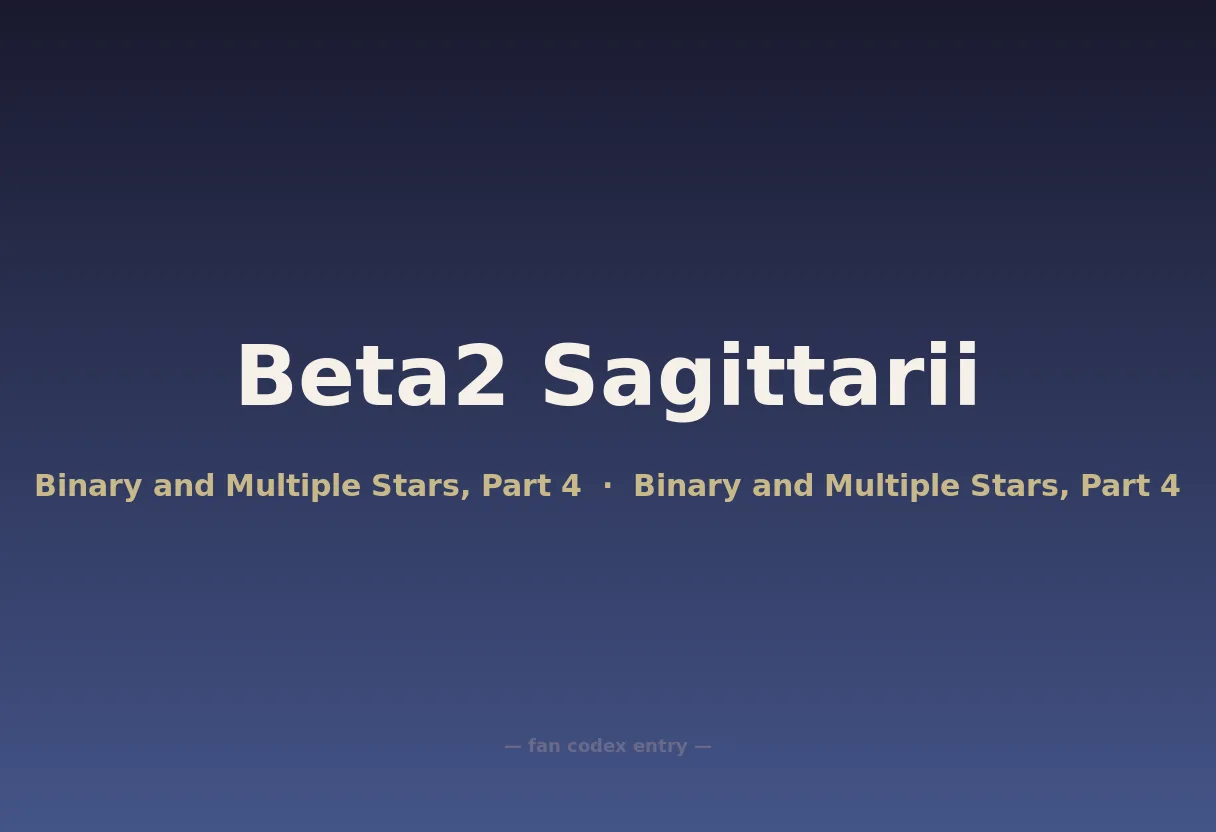 Beta2 Sagittarii