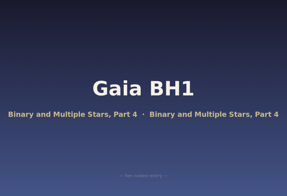 Gaia BH1