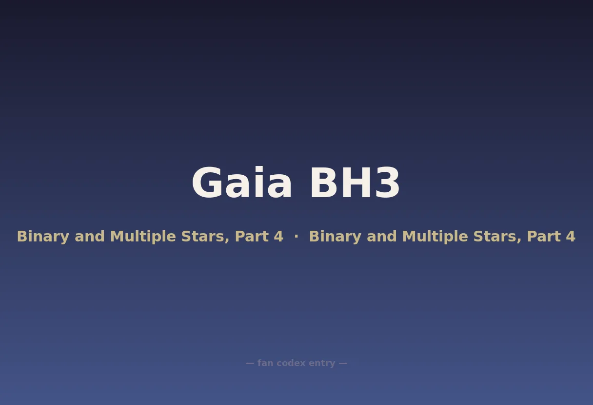 Gaia BH3