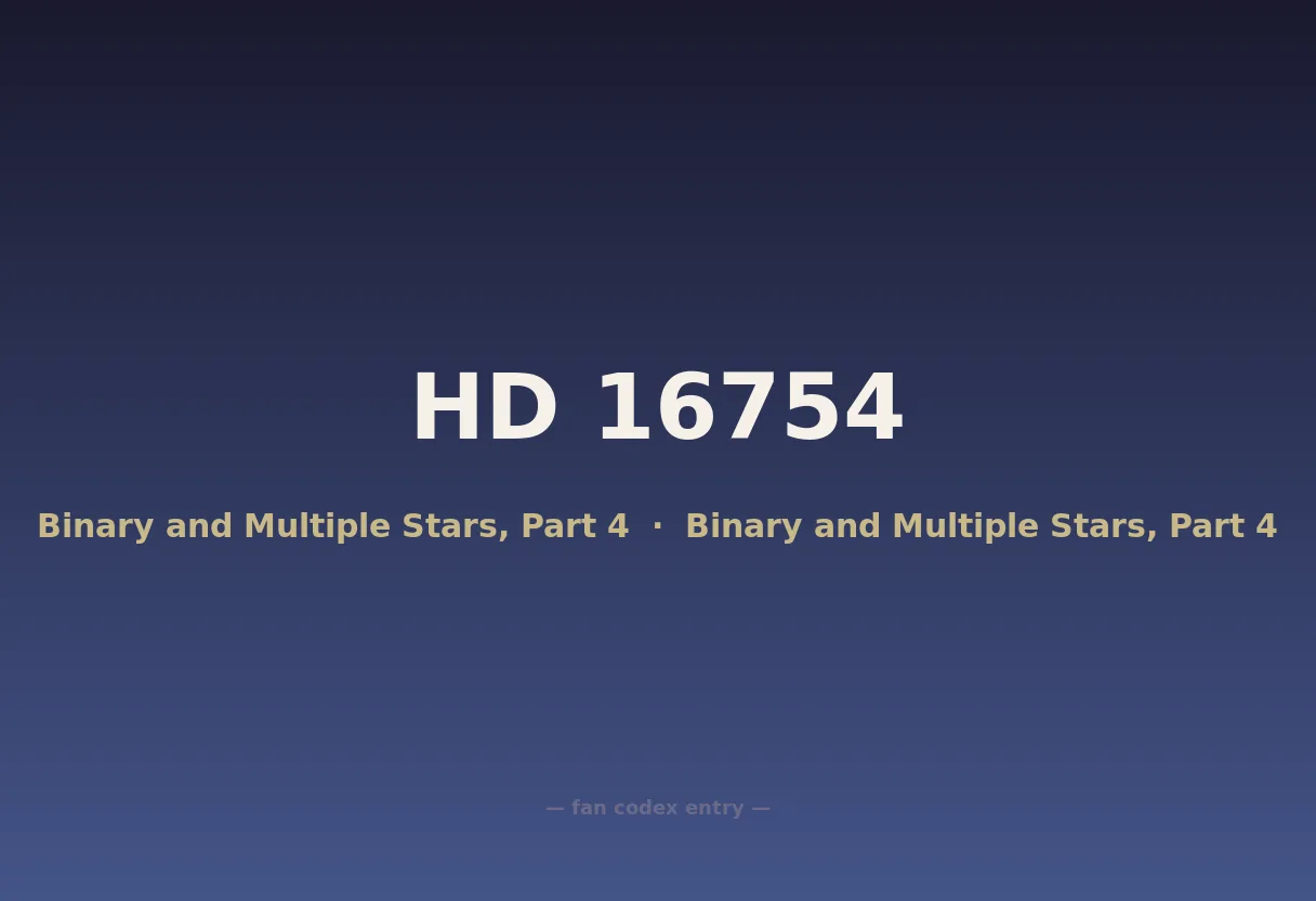 HD 16754