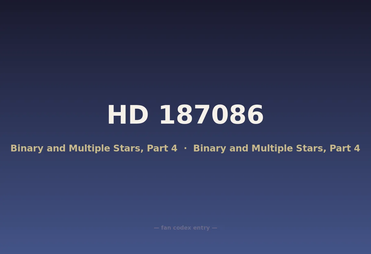 HD 187086